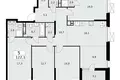5 room apartment 122 m² Moscow, Russia