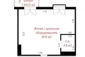 Wohnung 1 zimmer 46 m² Minsk, Weißrussland