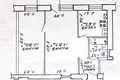 Wohnung 2 zimmer 41 m² Homel, Belarus