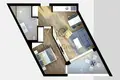 Wohnung 1 Schlafzimmer 53 m² Becici, Montenegro