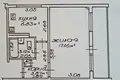 Wohnung 1 zimmer 31 m² Homel, Belarus