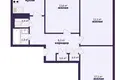 3 room apartment 63 m² Minsk, Belarus