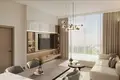 Kompleks mieszkalny New complex of furnished apartments Fairway Residences with swimming pools and views of the golf course, Dubai Sports City, Dubai, UAE