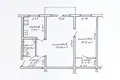 2 room apartment 45 m² Minsk, Belarus