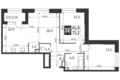 Apartamento 3 habitaciones 71 m² North-Eastern Administrative Okrug, Rusia