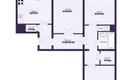 3 room apartment 77 m² Minsk, Belarus