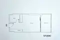 Studio apartment 40 m² Dubai, UAE