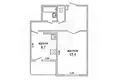 Квартира 1 комната 41 м² Мухавецкий сельский Совет, Беларусь
