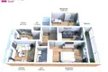 4 room apartment 77 m² Pabrade, Lithuania