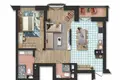 Квартира 2 комнаты 67 м² Минск, Беларусь