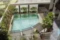 Complexe résidentiel New Hillmont Residences with a swimming pool and a shopping mall, JVC, Dubai, UAE