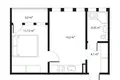 1 bedroom apartment 37 m² Jurmala, Latvia