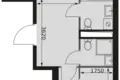 Квартира 2 комнаты 59 м² Москва, Россия