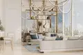 Complejo residencial New complex of furnished apartments Cove Grand with swimming pools, lounge areas and mini golf, Dubailand, Dubai, UAE