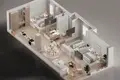Mieszkanie 3 pokoi 87 m² Becici, Czarnogóra