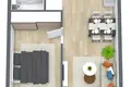 Mieszkanie 2 pokoi 49 m² Kłajpeda, Litwa