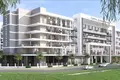 Residential complex New Laya Courtyard Residence with swimming pool and a roof-top lounge area close to the golf club, Dubai Studio City, Dubai, UAE