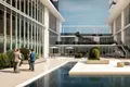 Wohnkomplex New residence Avenue Park Towers with swimming pools and a park close to a metro station and the international airport, Wasl 1, Dubai, UAE