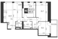 Wohnung 4 zimmer 89 m² Konkovo District, Russland