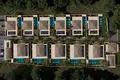 Residential complex New complex of villas with swimming pools, 10 meters from the beach, Samui, Thailand