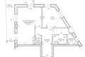 2 room apartment 77 m² Minsk, Belarus