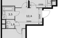 Mieszkanie 2 pokoi 61 m² Razvilka, Rosja