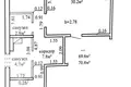 Apartamento 3 habitaciones 70 m² Kalodziscanski sielski Saviet, Belarús