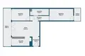 2 bedroom apartment 47 m² Warsaw, Poland