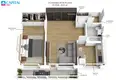 Appartement 2 chambres 44 m² Vilnius, Lituanie