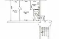 2 room apartment 45 m² Lida, Belarus
