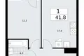 Appartement 1 chambre 42 m² Troïtsk, Russie