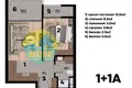 Квартира 2 комнаты 58 м² Mezitli, Турция