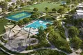 Kompleks mieszkalny New complex of townhouses Velora 2 with swimming pools, gardens and the river, The Valley, Dubai, UAE