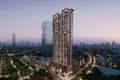  Elite residential complex Luxor Tower with direct access to the park in Jumeirah Village Circle, Dubai, UAE