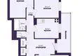 Apartamento 3 habitaciones 68 m² Minsk, Belarús