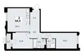 Wohnung 2 zimmer 68 m² Troizk, Russland