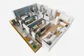 3 bedroom apartment 82 m² Warsaw, Poland