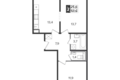 Appartement 2 chambres 53 m² Moscou, Fédération de Russie