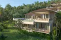 Complejo residencial Prestigious residential complex of turnkey villas with swimming pools and sea views, Bang Makham, Samui, Thailand