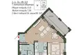Appartement 1 chambre 43 m² Kaliningrad, Russie