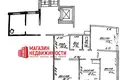 Mieszkanie 3 pokoi 64 m² Grodno, Białoruś