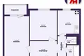 Mieszkanie 2 pokoi 47 m² Słuck, Białoruś