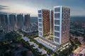 Kompleks mieszkalny New residence Binghatti Elite with a swimming pool and a gym close to shopping malls, Dubai Production City, Dubai, UAE