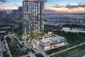 Residential complex New Hyde Residences with swimming pools and wellness centers close to the shopping mall, Dubai Hills, Dubai, UAE