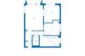 2 bedroom apartment 61 m² Helsinki sub-region, Finland