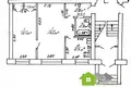 Apartamento 2 habitaciones 43 m² Hiezhaly, Belarús