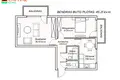 2 room apartment 45 m² Kedainiai, Lithuania