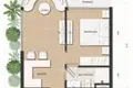 Mieszkanie 1 pokój 58 m² Rawai, Tajlandia