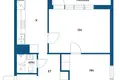 Wohnung 2 zimmer 43 m² Verwaltungsgemeinschaft Helsinki, Finnland