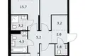 Mieszkanie 3 pokoi 81 m² Kommunarka, Rosja